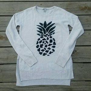 Autumn Cashmere Pineapple Sweater Sz XS